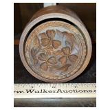 Tall Vintage Wooden Butter Press/Butter Mold...