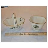 Pair of NEW Vintage Lenox Holiday Pieces...