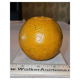 Vintage Pennsylvania Redware Folk Art Bank (Orange)...