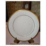 Beautiful Vintage Lenox Grape & Leaf Pattern 12.75" Round Platter Hand Decorated w/24-K Gold...