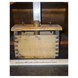 Vintage Primitive Wood Butter Press/Butter Box Mold...