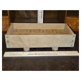 Vintage Primitive Wood Butter Press/Butter Box Mold...