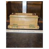 Unique Vintage Primitive Wood Butter Press/Butter Box Mold w/Metal Bail...