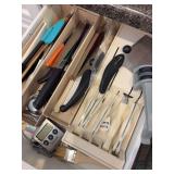 Cutting and Cooking Knives, Knife Set and Knife Sharpener