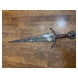 18th Century Italian Cinquedea Short Sword