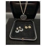 Kenneth Cole Matching Set and Earrings