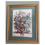 Print of "Twelve Months of Flowers, July" by Robert Furber