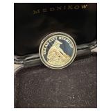 1989 Silver w/Gold Flake Dupont Texas City Start-Up Coin