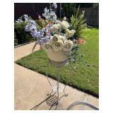 Iron Plant Stand and Plant