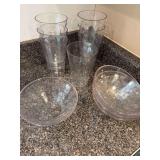 Clear Cup/Bowl Casual Tupperware Set