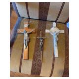 Three Cruxifixction Crosses