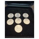 Seven 2 Fen coin from the People