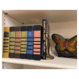 Reader’s Digest Books, Bookend and Decor Lamp