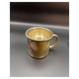 TOWLE Sterling Silver 778 Baby Cup w/Monogram at 5g