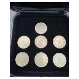 Hong Kong One Dollar coin featuring Queen Elizabeth II.  1979, 1978, 1991, 1989