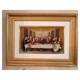 Florentine Figural Collection of “The Last Supper” 3-D Plaque Decor