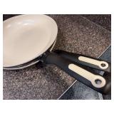 Pair of 10” Green Pan Skillets