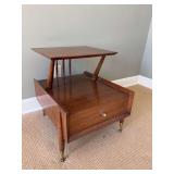 MUST Have MCM Kent Coffey Auburn Two-Tier Nightstand