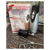 Pasta Maker and Hamilton Beach Electric Wisk