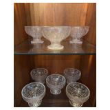 8 Beautiful Crystal Portico Dessert Dishes