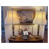 Pair of Huge Statement Stiffell Table Lamps