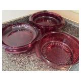 Dark Red Tupperware Cook Set
