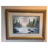 J. Strucko Watercolor Landscape Print