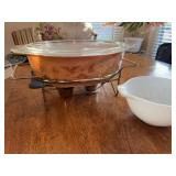 Pyrex Casserole Dish and Pyrex Bowl