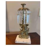 Gorgeous RARE Vintage Crystal Girandole Candelabra