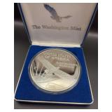 4oz Washington Mint "Platinum Eagle" Fine Silver Layered in Platinum Coin
