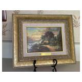 Authentic Thomas Kinkade “A New Day Dawning” accent print honoring one of Kinkade’s previously published full size limited edition lithographs……12 x 10 with COA