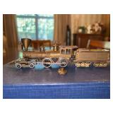 United HO Brass V&T No. 11 Reno 4-4-0 Steam Locomotive & Tender OB…..smoke stack is loose and has 1 piece that needs reattached on Locomotive…..in original box