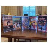 Grouping of (5) Walt Disney VHS tapes
