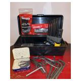 Plastic carrying filled with every size imaginable hex/allen wrenches