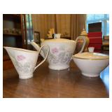 ROSENTHAL PARISIAN SPRING Teapot, Creamer and Lidded Sugar Bowl