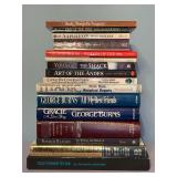 Grouping of paperback and hardback books in various genres and by various authors