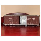HO Gauge Athearn Model Train Kit….metal CB&Q Box Car…..assembled but no axles and not in original box