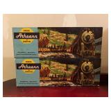 (2) HO Gauge ATHEARN Trains in miniature scale kits in original box…..1842 NYC Standard Baggage Kit and 1842 NYC Standard Coach Kit