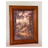 Vintage print of "A Peaceful Retreat" by Thomas Kinkade…..6-1/2 x 8-1/2