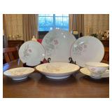 ROSENTHAL PARISIAN SPRING Battina Shape 7-Piece Place Setting….dinner plate, salad plate, dessert plate, fruit bowl, soup bowl, cup/saucer