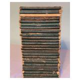 Collection of (25) “Little Leather Library” books…..authors include Shakespeare, Longfellow, Ralph Waldo Emerson, Thoreau and many more…..all are in very used condition and one has no cover…