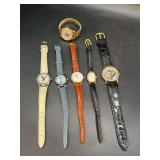 Grouping of ladies wrist watches