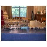 Vintage HO scale brass model of a Union Pacific 0-6-0 steam locomotive from United Scale Models in original box