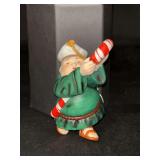 Dept. 56 porcelain Merry Makers Monk “Calvin the Candycane Striper”…..3-1/2” tall and in original box