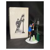 Dept. 56 Heritage Village Collection Handpainted porcelain “Lamplighter Accessory Set”