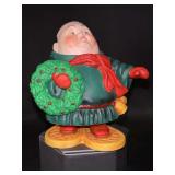 Dept. 56 porcelain Merry Makers Monks “Sigmind the Showshoer”…..4-1/4” tall and in original box