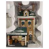 Dept. 56 Christmas In The City Series Lighted Porcelain “East Harbor Fish Co.” Village Piece in original box……9” tall