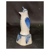 Vintage Rowe Pottery Works Salt Glaze Pie Bird…..5” tall
