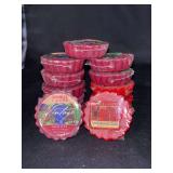 (13) NEW Yankee Candle Wax Tarts…..(9) Merlot scent and (4) Pomegranate Cider scent