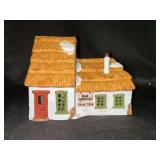 Dept. 56 Dickens Village Series Lighted Porcelain “The Cottage of Bob Cratchit and Tiny Tim” Village Piece in original box…..5-1/4” tall